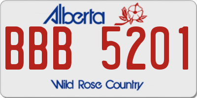 AB license plate BBB5201