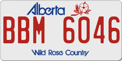 AB license plate BBM6046