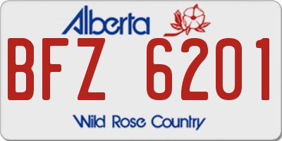 AB license plate BFZ6201