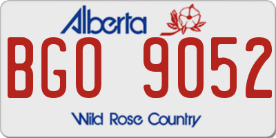 AB license plate BGO9052