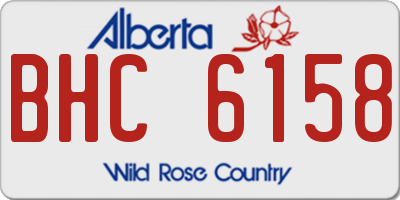 AB license plate BHC6158