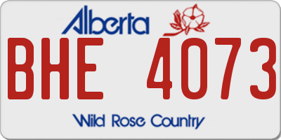 AB license plate BHE4073