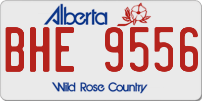 AB license plate BHE9556