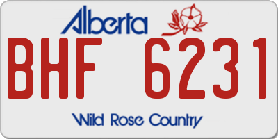 AB license plate BHF6231