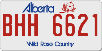 AB license plate BHH6621