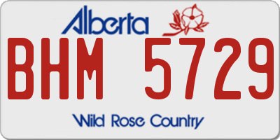 AB license plate BHM5729