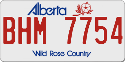 AB license plate BHM7754