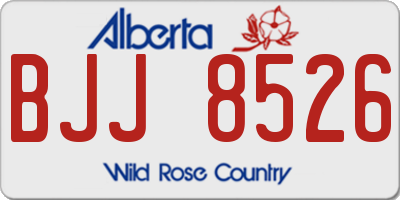 AB license plate BJJ8526