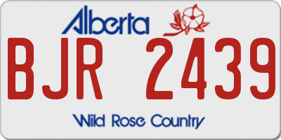 AB license plate BJR2439
