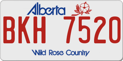 AB license plate BKH7520