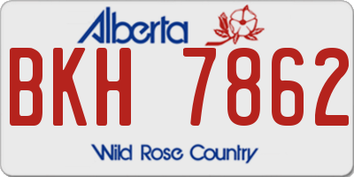 AB license plate BKH7862