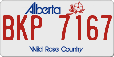 AB license plate BKP7167