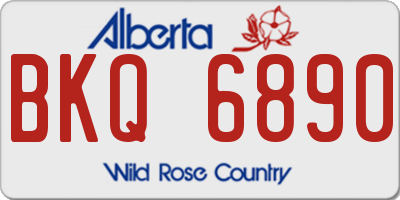 AB license plate BKQ6890