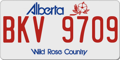 AB license plate BKV9709