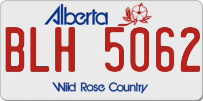 AB license plate BLH5062