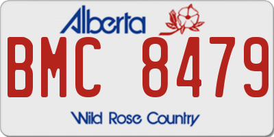 AB license plate BMC8479