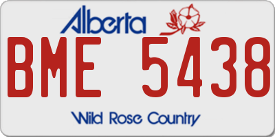 AB license plate BME5438