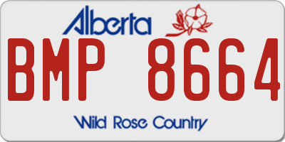 AB license plate BMP8664
