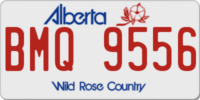 AB license plate BMQ9556