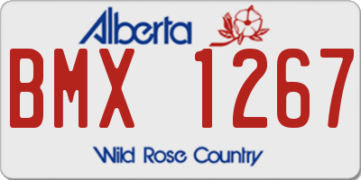 AB license plate BMX1267