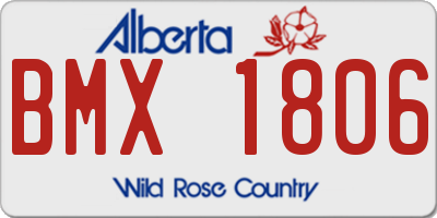 AB license plate BMX1806