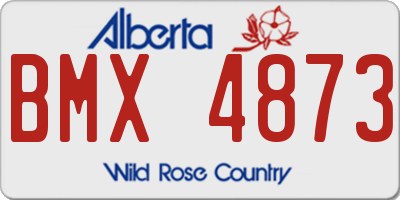 AB license plate BMX4873