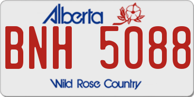AB license plate BNH5088