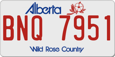 AB license plate BNQ7951