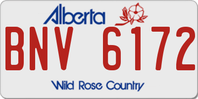 AB license plate BNV6172