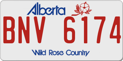 AB license plate BNV6174