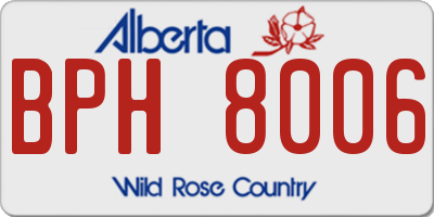 AB license plate BPH8006