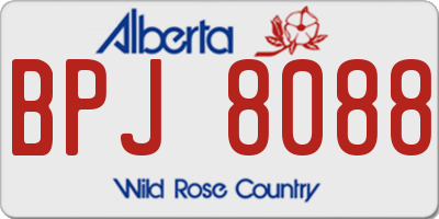 AB license plate BPJ8088