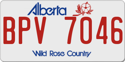 AB license plate BPV7046