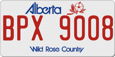 AB license plate BPX9008