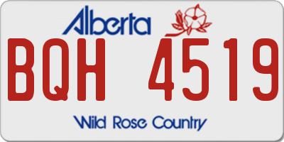 AB license plate BQH4519
