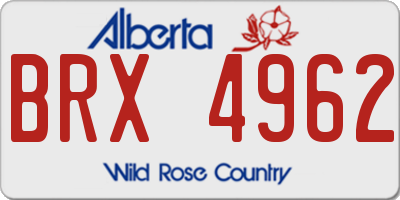 AB license plate BRX4962