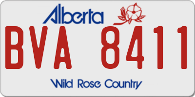 AB license plate BVA8411