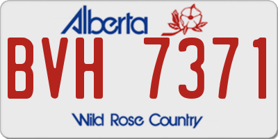 AB license plate BVH7371