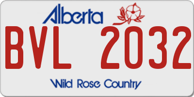 AB license plate BVL2032