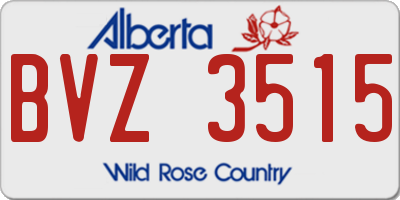 AB license plate BVZ3515
