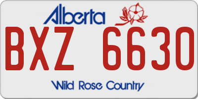 AB license plate BXZ6630