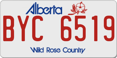 AB license plate BYC6519
