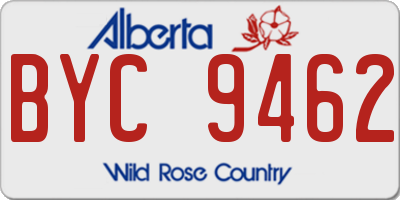 AB license plate BYC9462