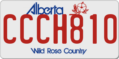AB license plate CCCH810