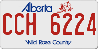 AB license plate CCH6224
