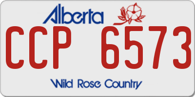 AB license plate CCP6573
