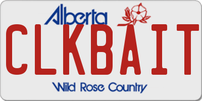 AB license plate CLKBAIT