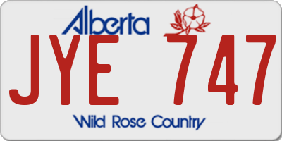 AB license plate JYE747
