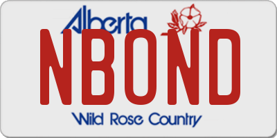 AB license plate NBOND