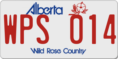 AB license plate WPS014